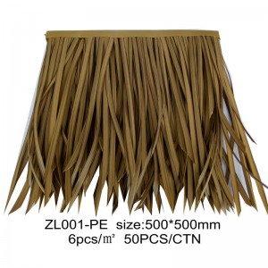 PVC/PE/PA Artificial Synthetic Thatches  tiki bar thatch roof tile plastic imitations thatch roof Simulated Straw