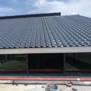 PVC roof tiles plastic building materials